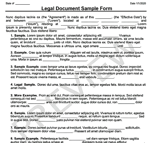 Legal Document Preview